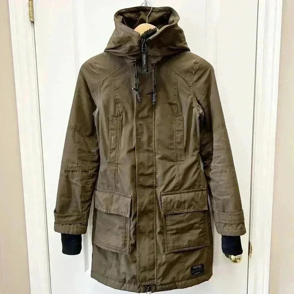 Aritzia TNA Bancroft Parka Winter Jacket Coat Dark Olive  Green Size XXS - Picture 9 of 16